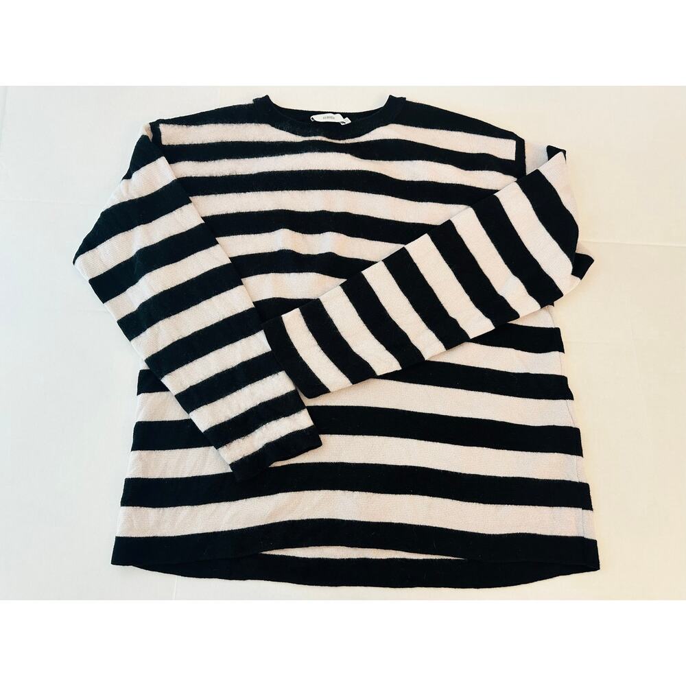 CLOSED Women’s Striped Crewneck Knit Sweater – Soft Alpaca Wool Blend